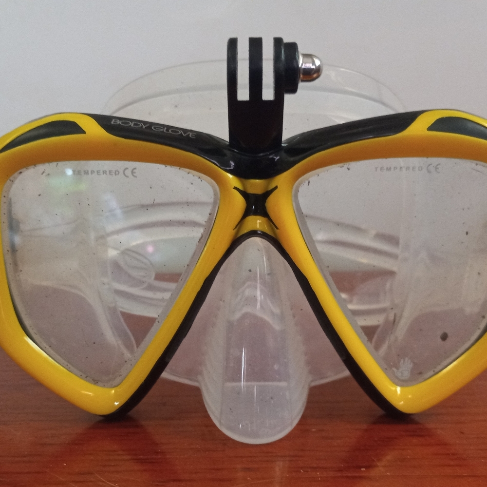 Yellow Body Glove Snorkel Mask